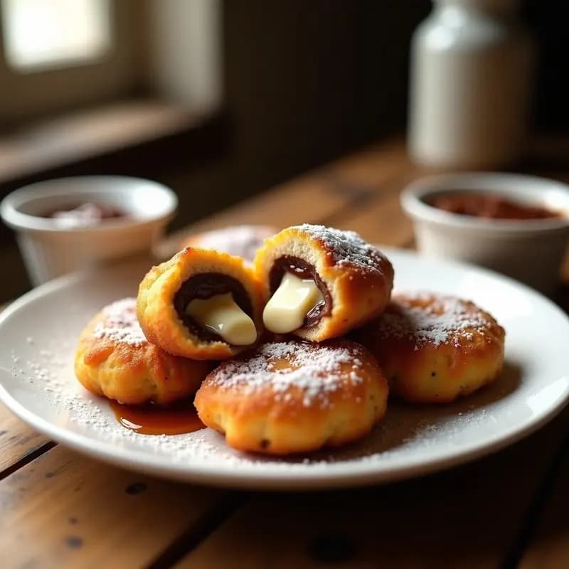 Nuggets de Pollo Rellenos de Nutella y Queso Crema: Dulce-Salado que Adicta