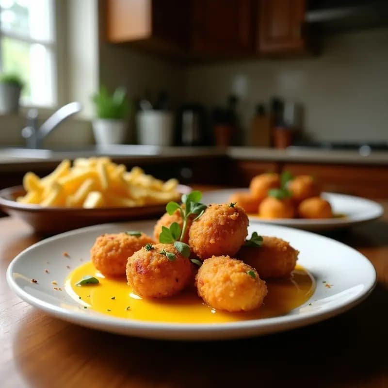 Nuggets de Queso y Bacon Rebozados: Receta Casera Ultra Crujiente en 20 Minutos