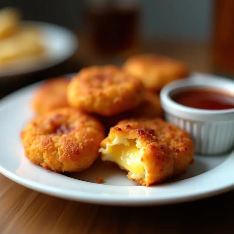 Nuggets de Queso Fundido y Bacon: Receta Casera de Comida Rápida en 20 Minutos
