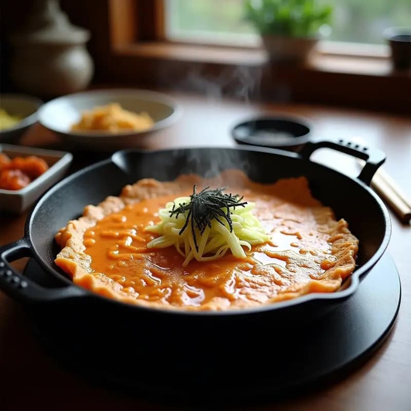 Panqueques Japoneses Okonomiyaki con Repollo y Cerdo: Desayuno o Cena en Sartén