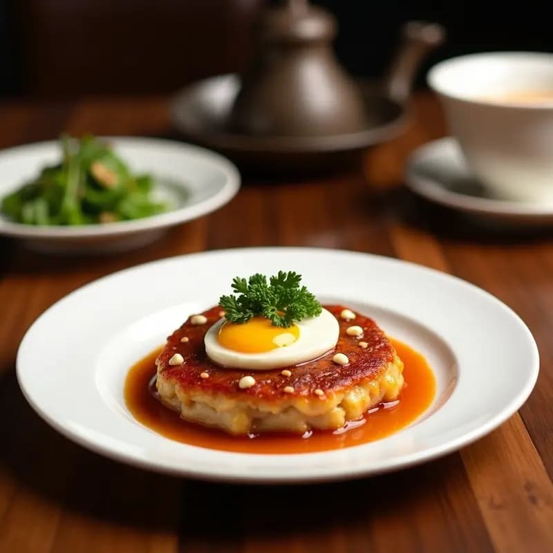 Okonomiyaki de Repollo y Chorizo Vegano: Receta Japonesa en Sartén Sin Gluten