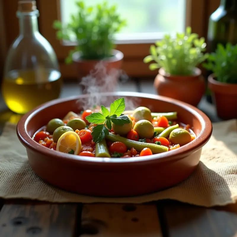 Okra Estofada con Tomate y Limón: Receta Griega Tradicional y Sin Gluten