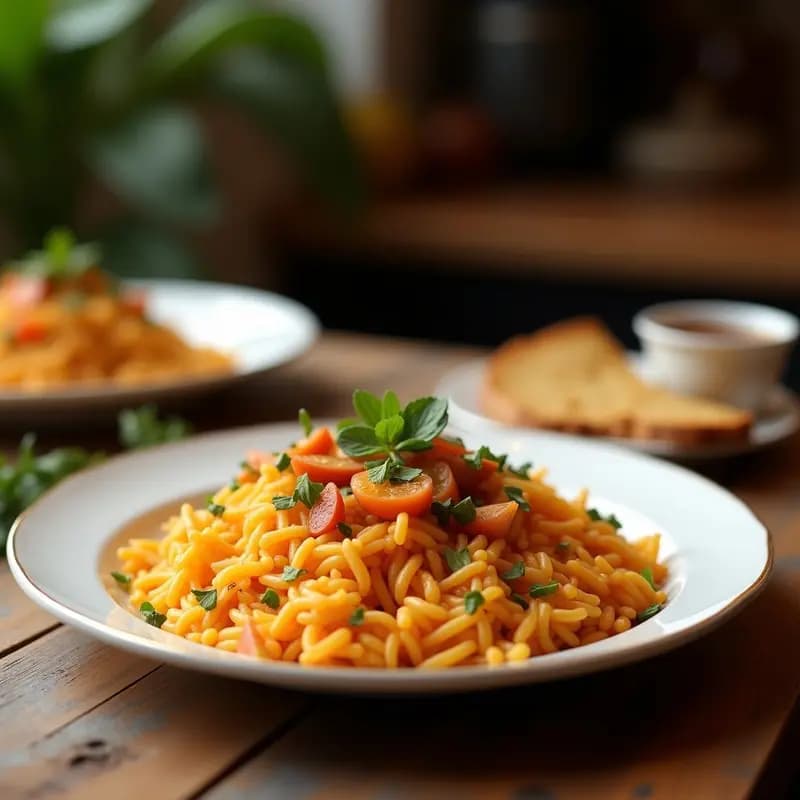 Omeid Rice Iraní con Azafrán y Bayas de Barberis: Arroz Festivo y Aromático