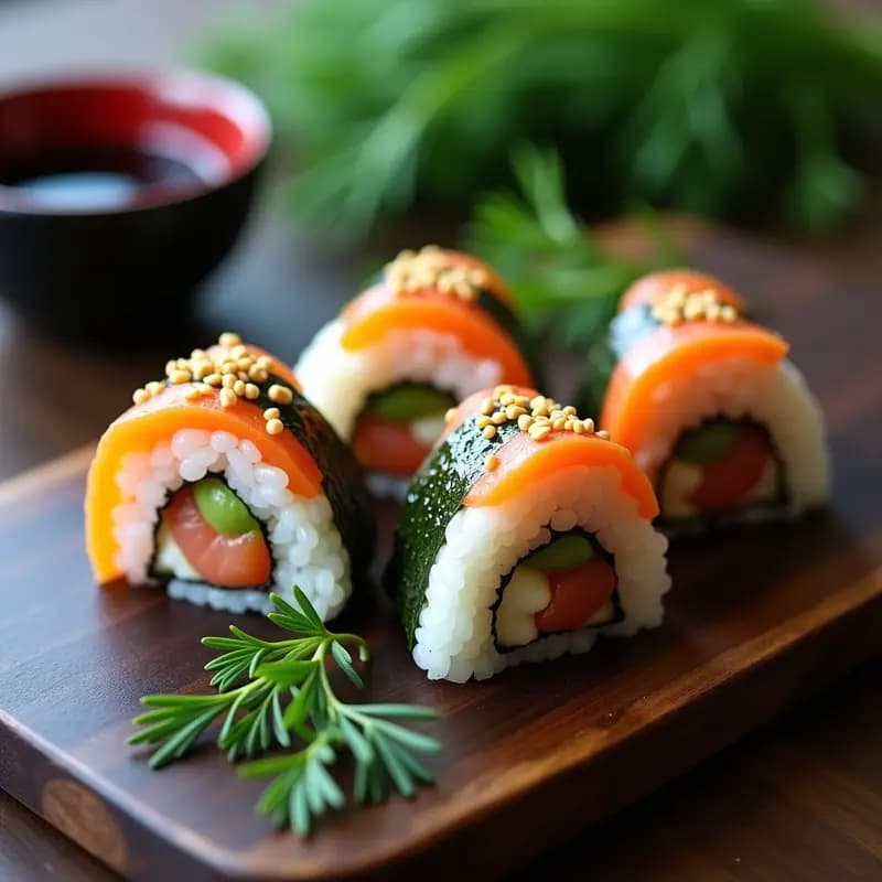 Onigiri de Algas y Salmón Ahumado: Receta Japonesa en 20 Minutos con Molde Casero