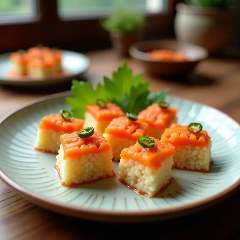 Onigiri de Salmón y Wasabi: Bollos de Arroz Japoneses con Relleno Picante en 20 Minutos