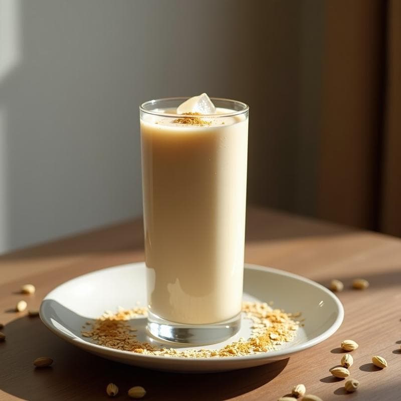 Bebida de Orxata de Avena y Cardamomo: Receta Vegana Sin Lactosa y Sin Azúcar