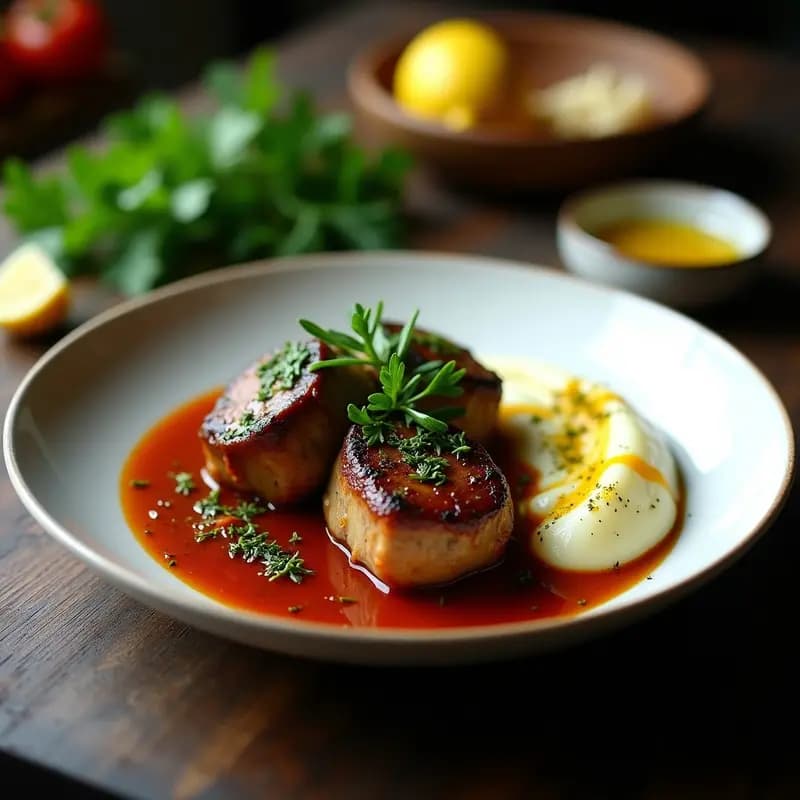Osso Buco al Gremolata con Puré de Coliflor: Receta Italiana Keto y sin Lactosa