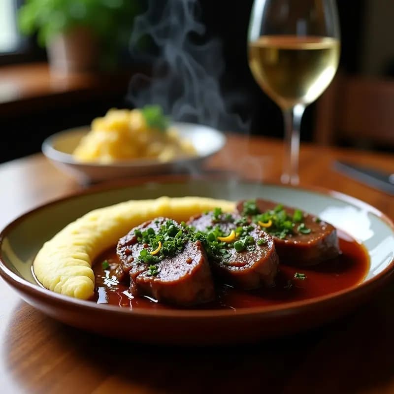 Osso Buco a la Milanesa: Estofado Italiano de Ternera con Gremolata