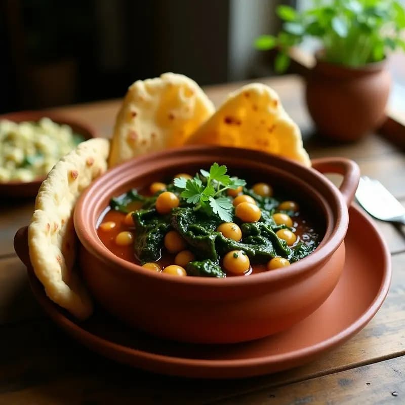 P-abicha Estofado de Habas y Espinacas: Receta Etíope Vegana y Alta en Hierro