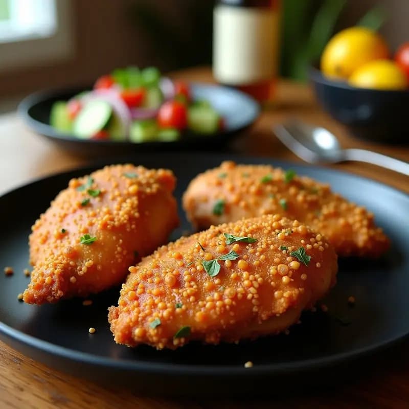 P boutique de Pollo en Costra de Especias Marroquíes: Receta Argelinea en Airfryer