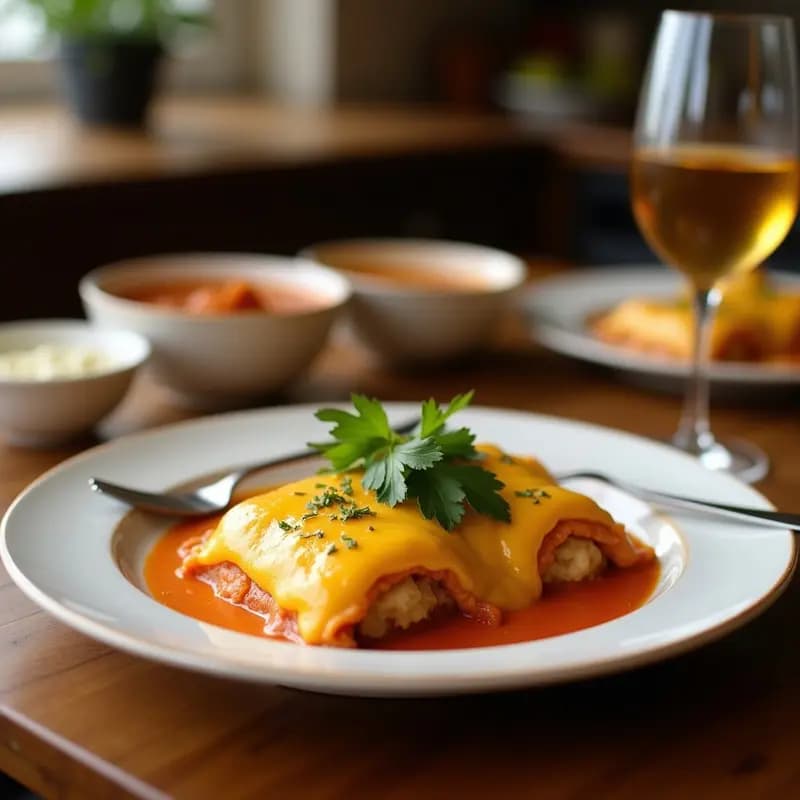 P dimanche de Pollo Relleno de Queso de Cabra y Espinacas: Receta Francesa en Sartén