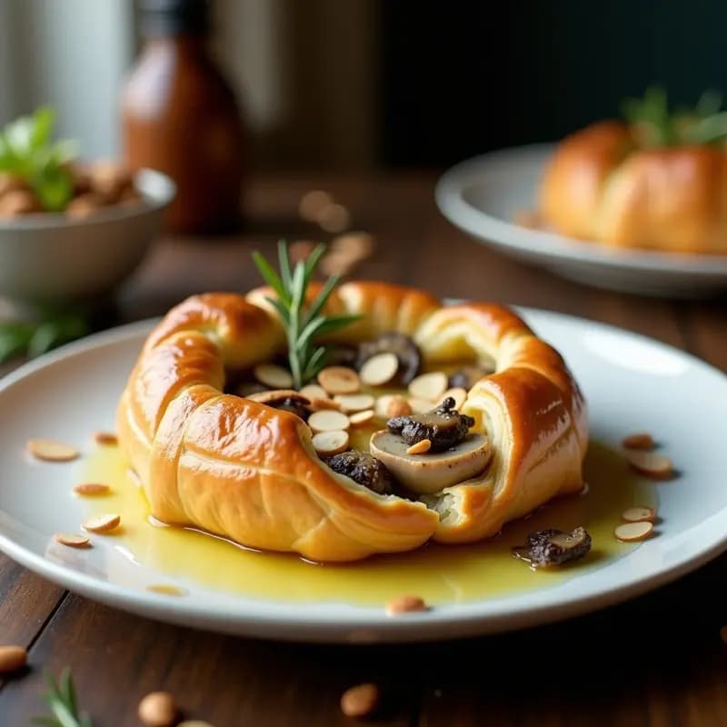 P Malone de Queso y Champiñones: Receta Optimizada Francesa para Horno