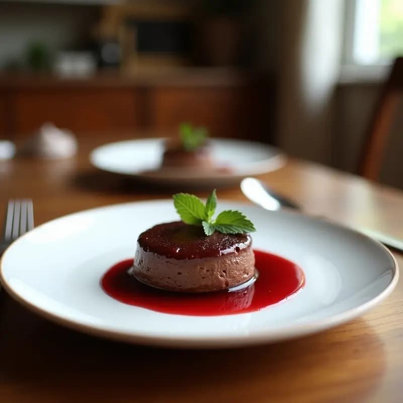 P outs de Chocolat Belga con Corazón Líquido de Frambuesa: Receta Francesa Gourmet