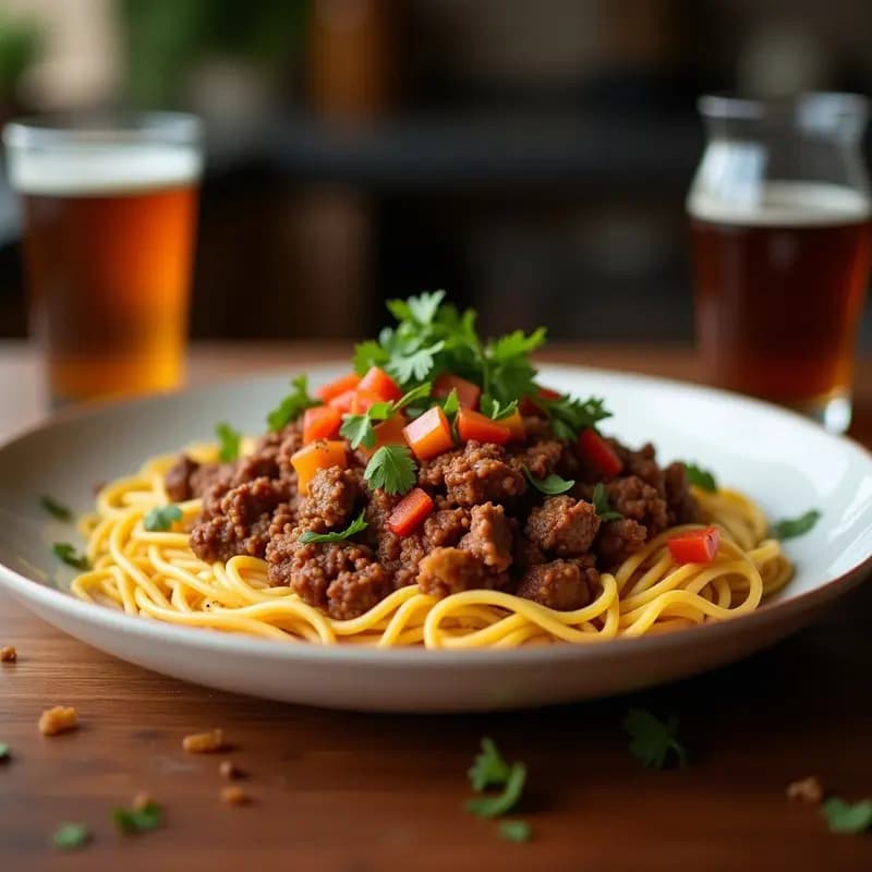 Pabellón Criollo con Carne Mechada y Tajadas de Plátano: Receta Venezolana Tradicional en Olla