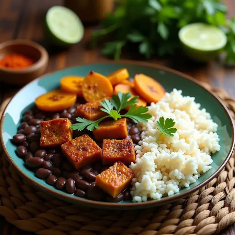Pabellón Criollo Vegano con Tofu Desmenuzado: Receta Venezolana Sin Gluten