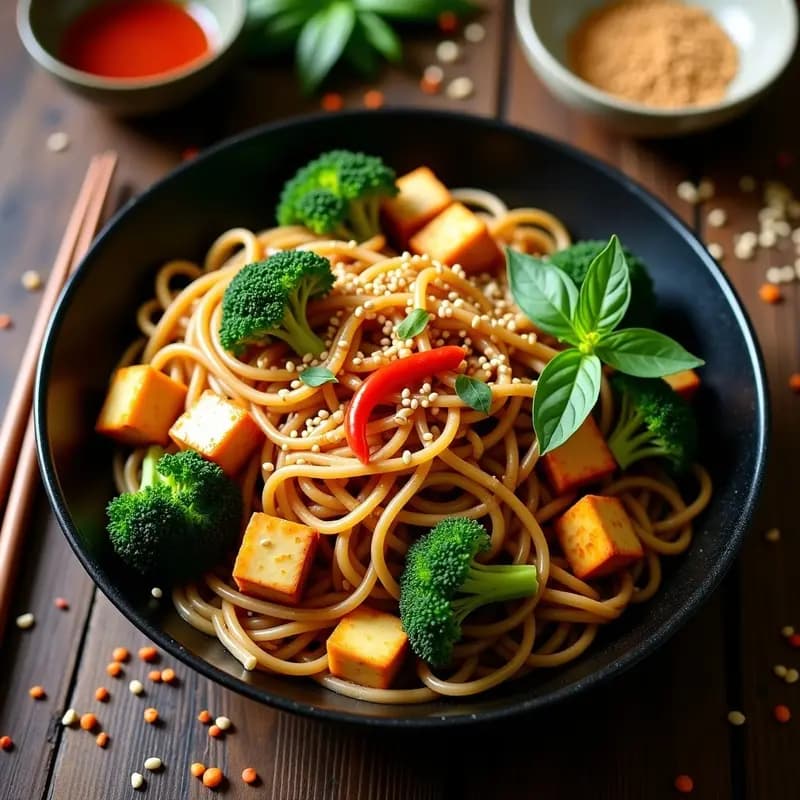 Pad See Ew con Fideos de Arroz Anchos y Brócoli: Receta Tailandesa en Wok