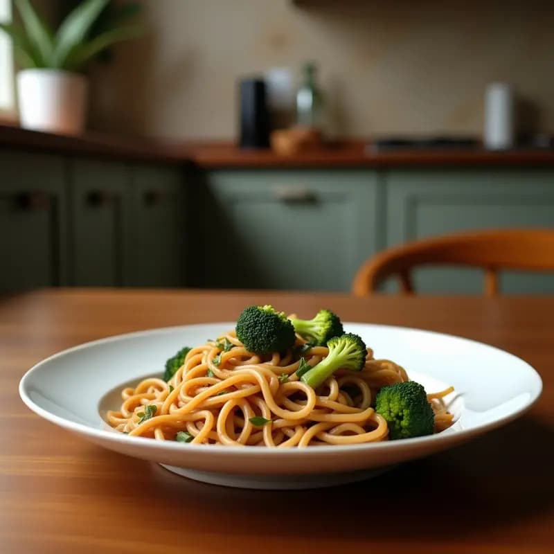 Pad See Ew de Ternera y Brócoli: Receta Tailandesa Salteada con Salsa de Ostra