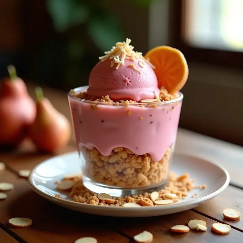 Padre Nuestro con Helado de Guayaba: Postre Venezolano Tradicional en Copa