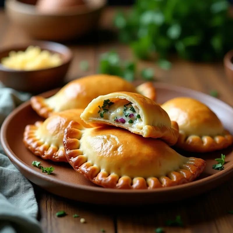 Padre Pio de Pollo y Queso: Empanadas Argentinas Crujientes en Airfryer