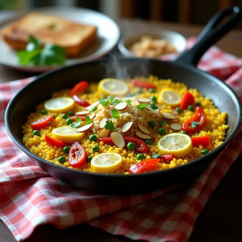 PAELLA de Alcachofas y Azafrán: Receta Vegana de Valencia con Arroz bomba en 30 Minutos