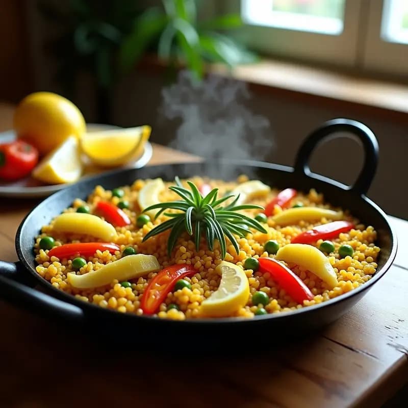 Paella de Verduras y Alcachofas: Receta Vegana de Arroz Tradicional Valenciano