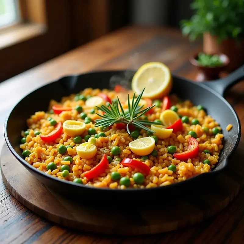 Paella de Verduras y Alcachofas: Receta Vegetariana y Colorida al Estilo Valenciano