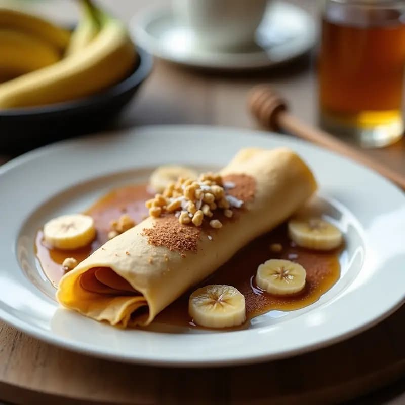 Palacinka Croata con Nutella y Plátano: Postre Rápido y Sin Horno