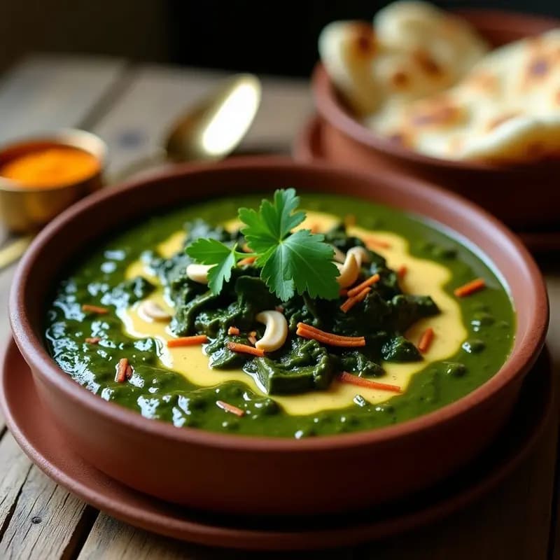 Palak Paneer con Queso de Anacardos: Receta India Vegana y Crema Sin Lácteos