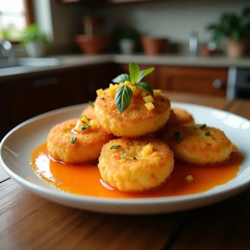 Palitos de Mozzarella Fritos con Salsa de Mango Habañero: Aperitivo que Enciende