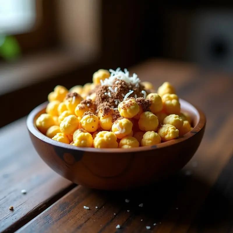 Palomitas de Maíz con Polvo de Hongos y Queso Pecorino: Snack Gourmet y Adictivo en 10 Minutos