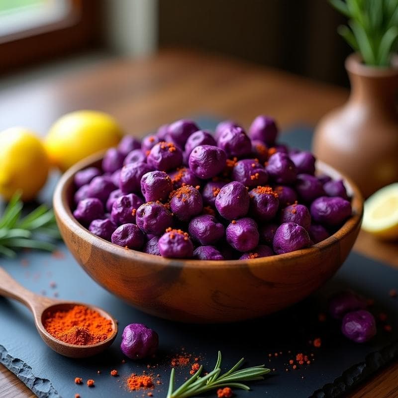 Palomitas de Maíz Morado con Especias de Pimentón: Snack Antioxidante en Airfryer