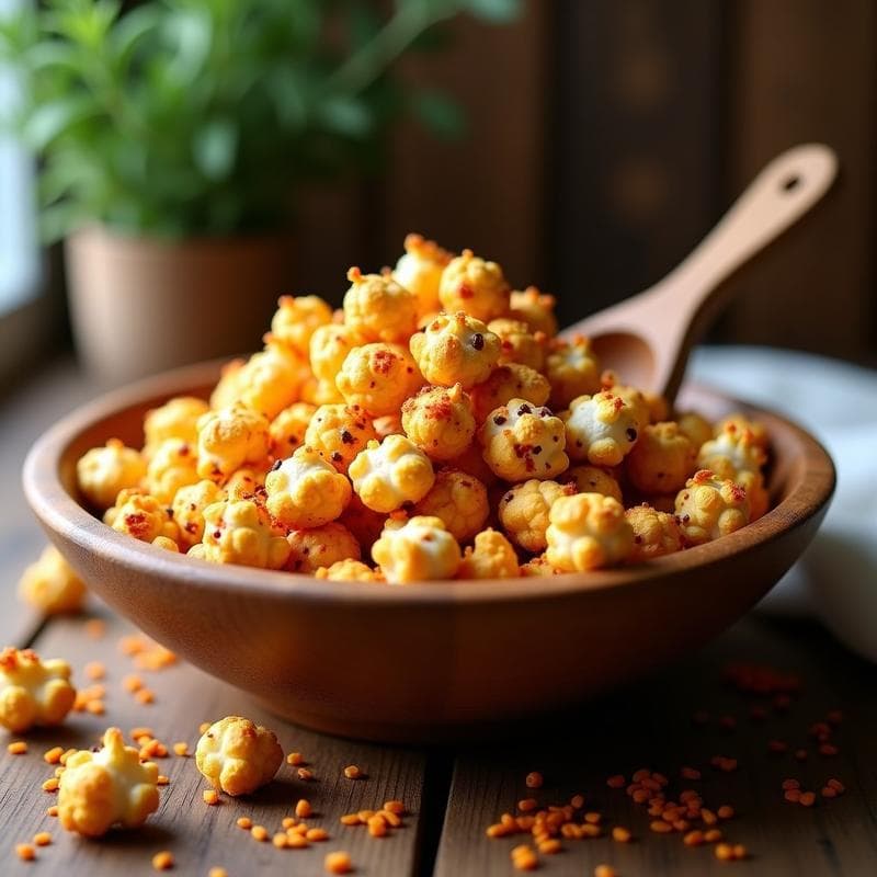 Palomitas de Maíz con Especias Za'atar: Aperitivo Árabe y Sin Aceite en Airfryer