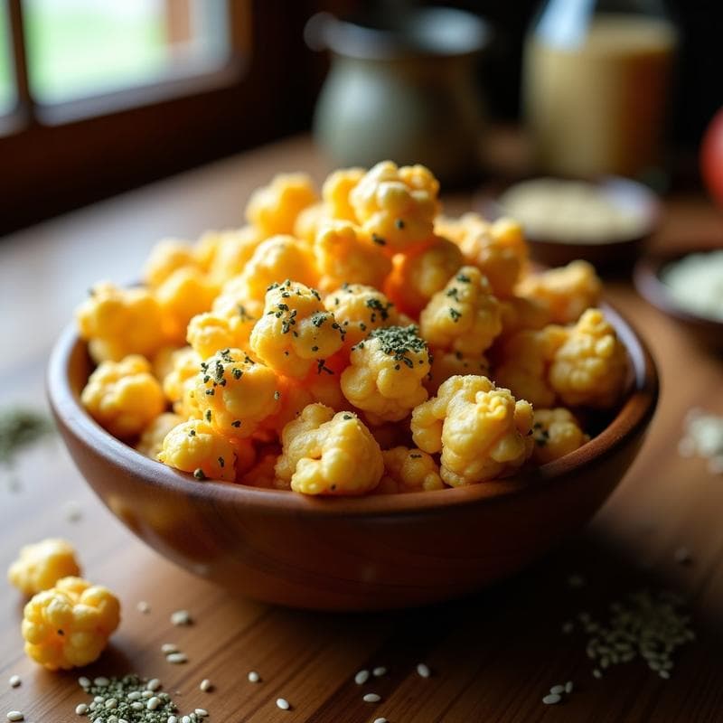 Palomitas de Maíz con Especias de Zaatar y Queso Pecorino: Aperitivo Libanés Crujiente en 5 Minutos