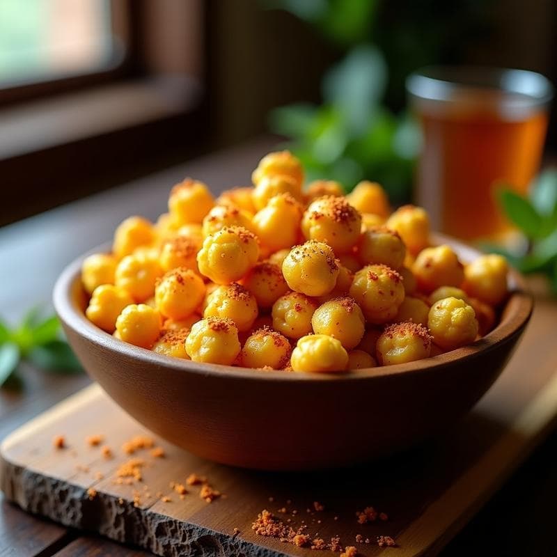 Palomitas de Maíz con Especias de Ras el Hanout: AperitivoMarroquí Crujiente y Sin Aceite en Airfryer