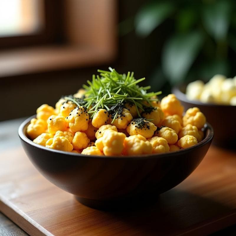 Palomitas de Maíz con Polvo de Wasabi y Algas Nori: Snack Japonés Picante y Crujiente