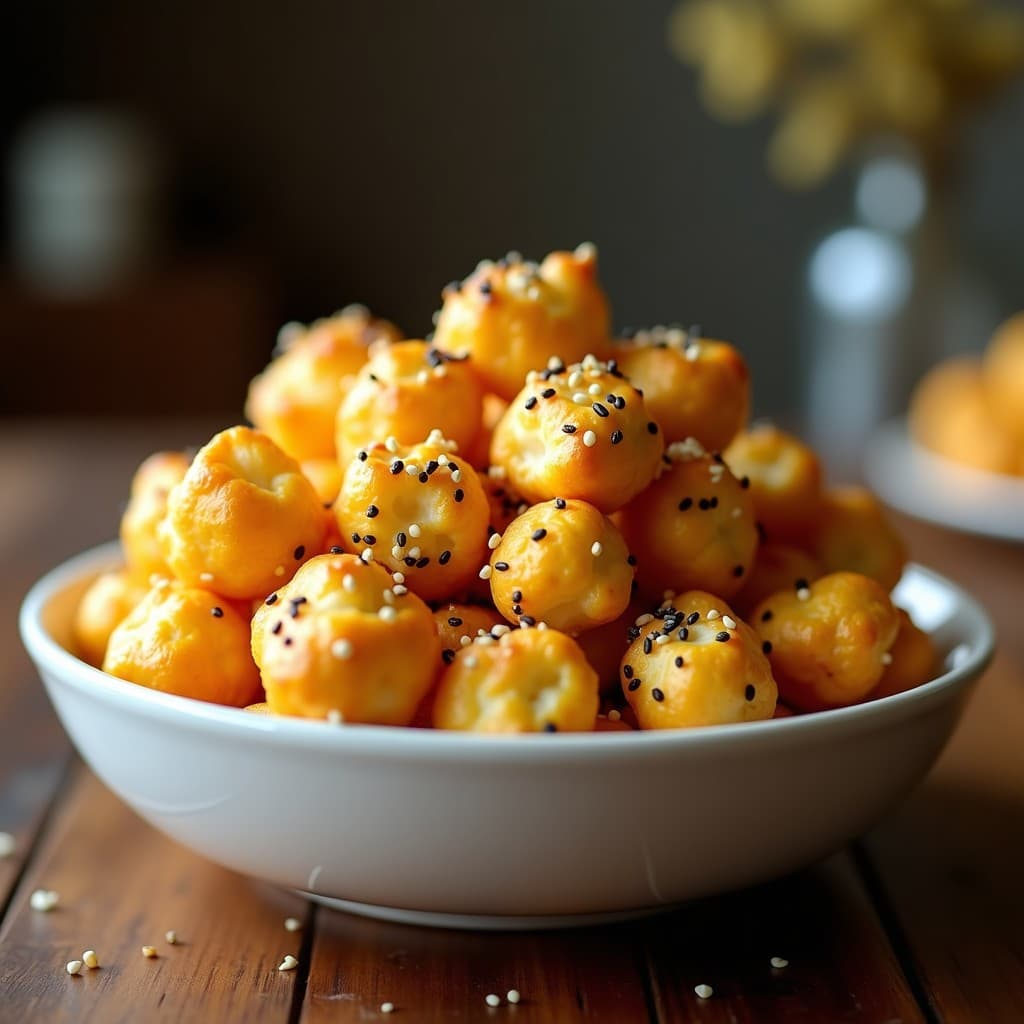 Palomitas de Maíz con Especias de Zaatar y Mantequilla de Ajo Negro: Snack Libanés en Airfryer