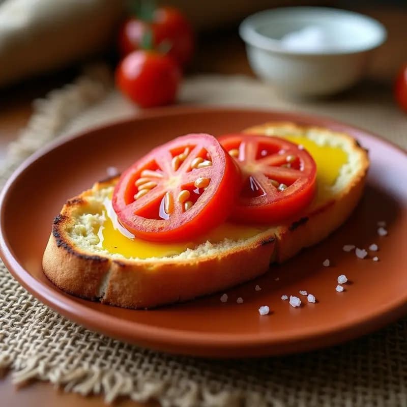 Pan con aceite y tomate de la huerta: Receta catalana más sencilla y saludable