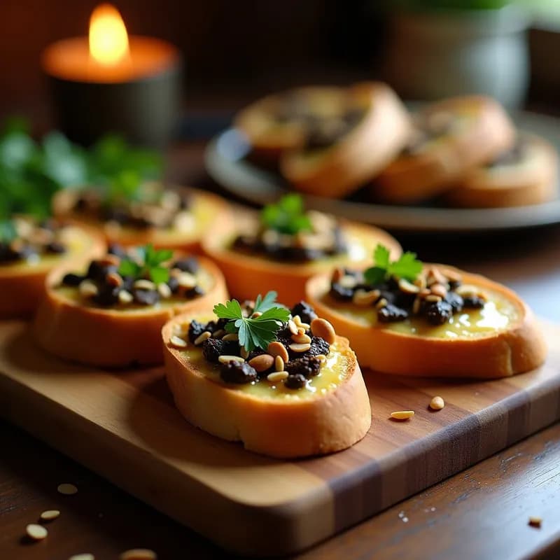 Pan con Ajo Negro y Trufa: Receta en Horno Crujiente en 15 Minutos