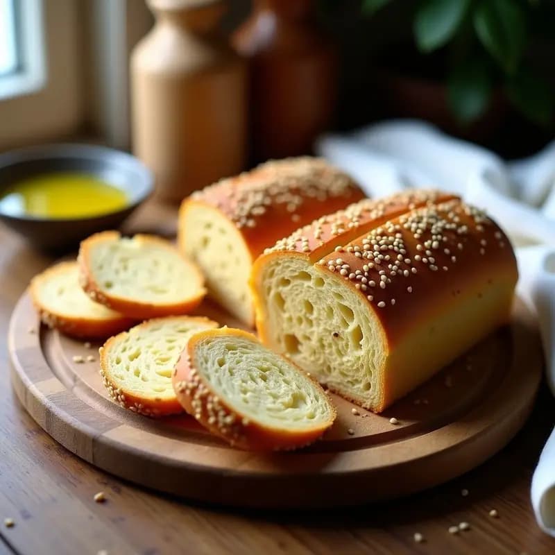 Pan de Ajonjolí y Harina de Garbanzo: Receta Colombiana Sin Gluten para Desayuno