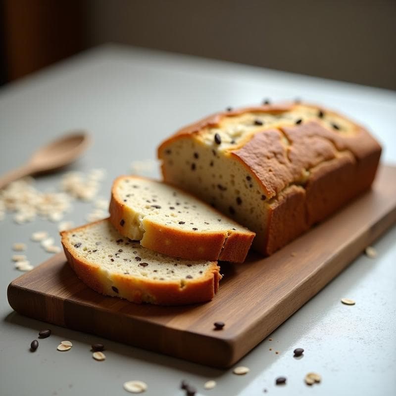 Pan de Avena y Semillas de Chía sin Horno: Receta Sin Gluten en 5 Ingredientes