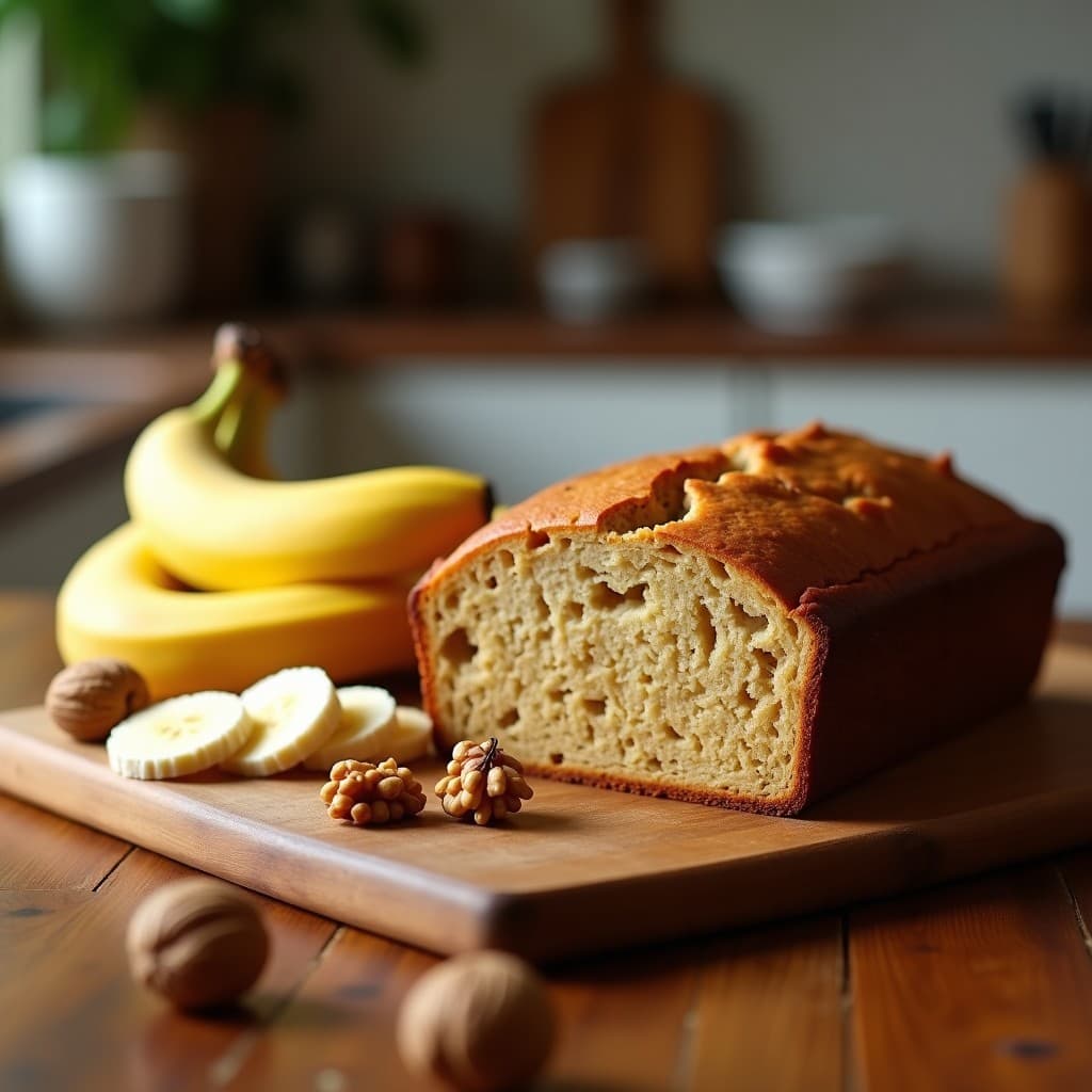 Pan de Banano Vegano en Airfryer: Receta Sin Harina y Sin Azúcar en 25 Minutos