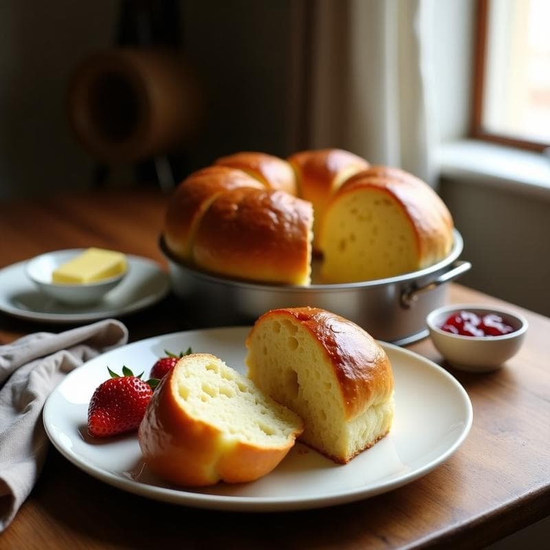 Pan Brioche Casero: Receta Sin Amasado y Esponjoso en 1 Hora