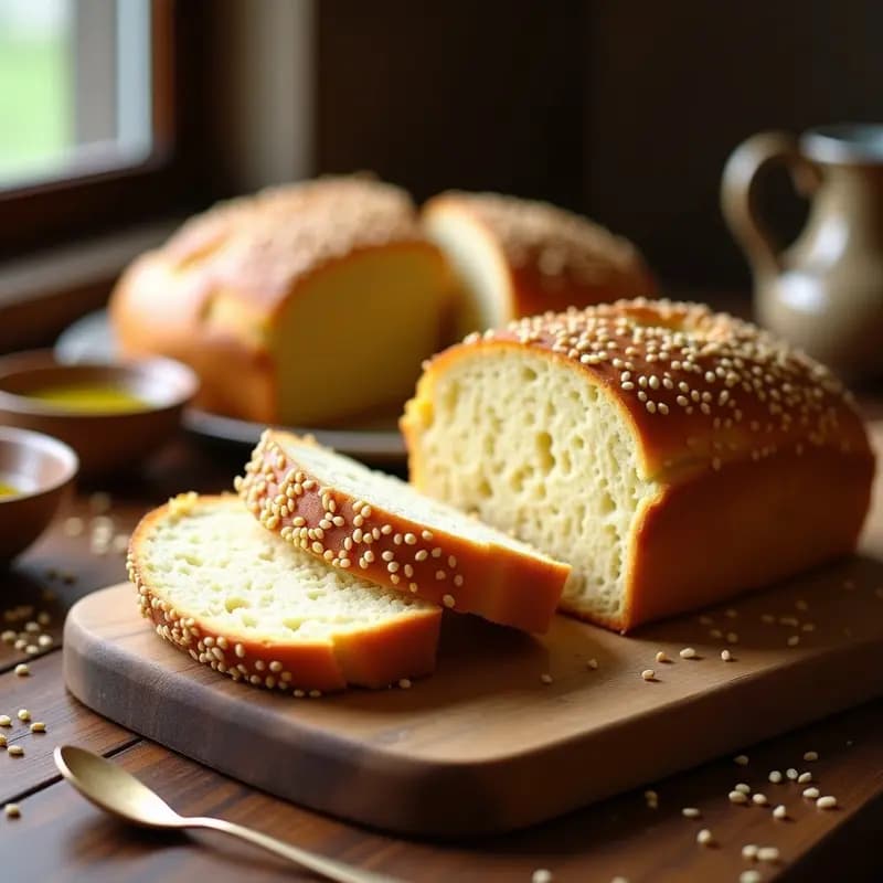 Pan de Casava con Semillas de Sésamo: Receta Sin Gluten y Sin Harina para Acompañar