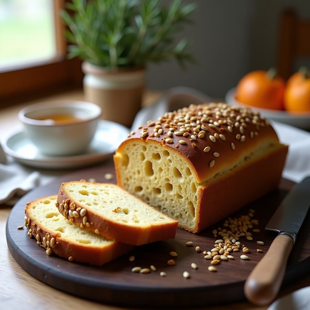 Pan de Castañas y Semillas de Cardamomo: Desayuno Francés Sin Gluten
