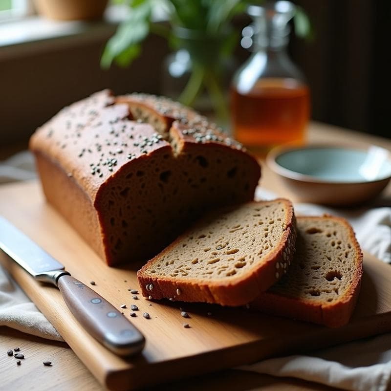 Pan de Centeno y Semillas de Chía: Receta Sin Harina en Thermomix