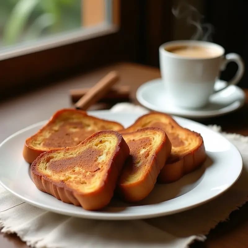 Pan Confitado con Leche y Canela: Desayuno o Merienda de Aprovechamiento