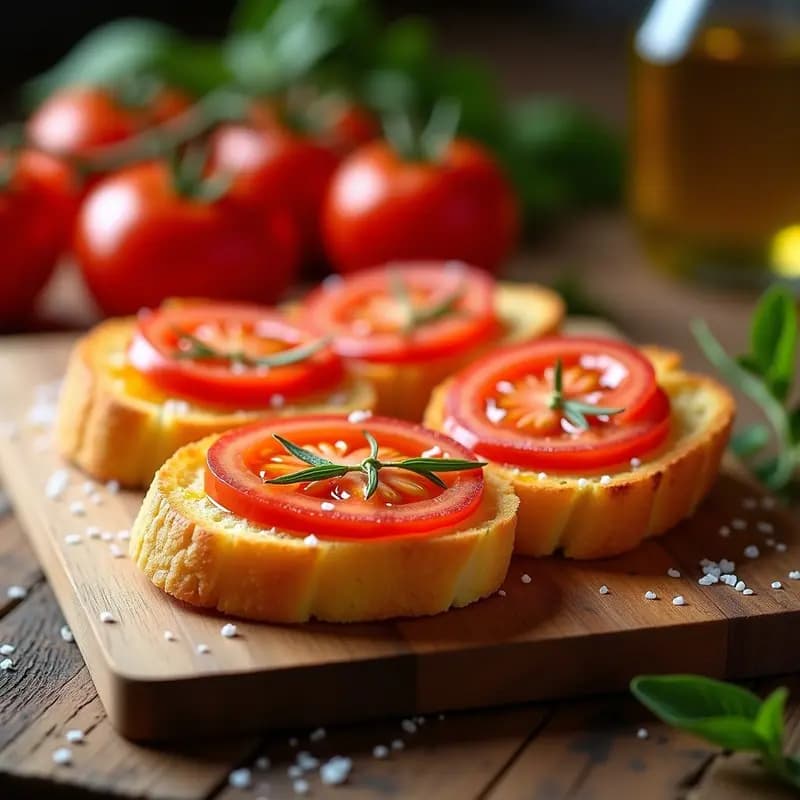 Pan de Cristal con Aceite y Tomate: Receta Catalana Crujiente y Adictiva