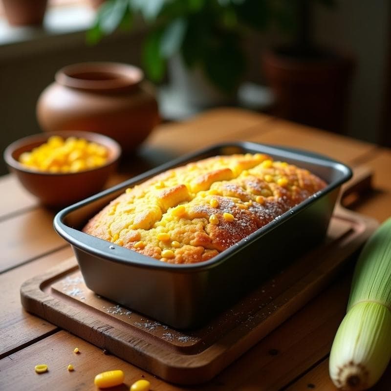 Pan de Elote Mexicano en Airfryer: Receta Tradicional Esponjosa y Sin Horno