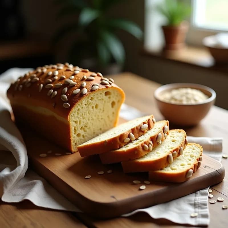 Pan de Molde Integral: Receta Sin Harina y sin Amasar en 5 Ingredientes