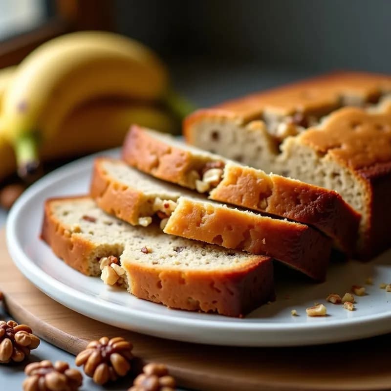 Pan de Plátano Proteico: Receta Sin Horno y con 3 Ingredientes